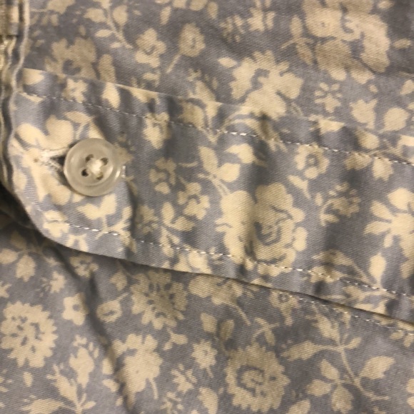 Crewcuts flowered button down ss shirt - Picture 3 of 3